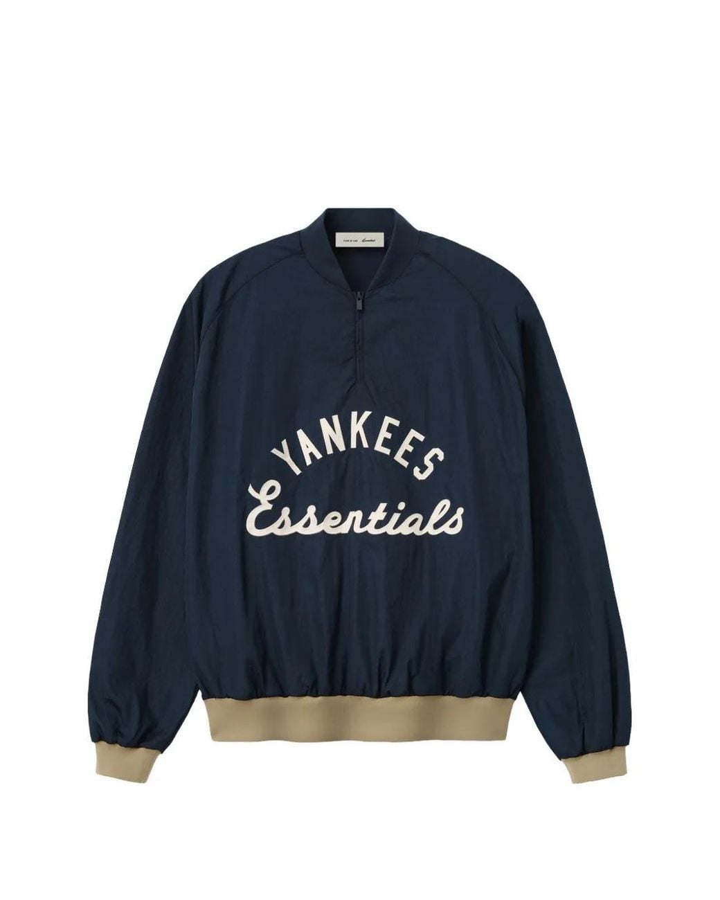 Fear Of God Blue X Yankees Pull À Col Zippé for men