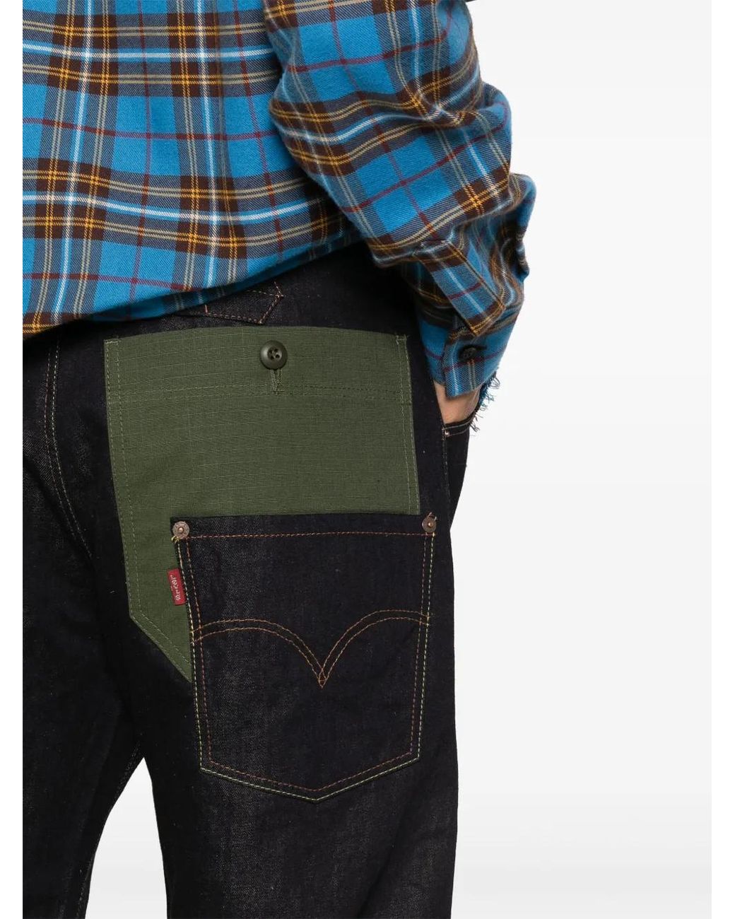 Junya Watanabe Blue X Levi's Straight-Leg Jeans for men