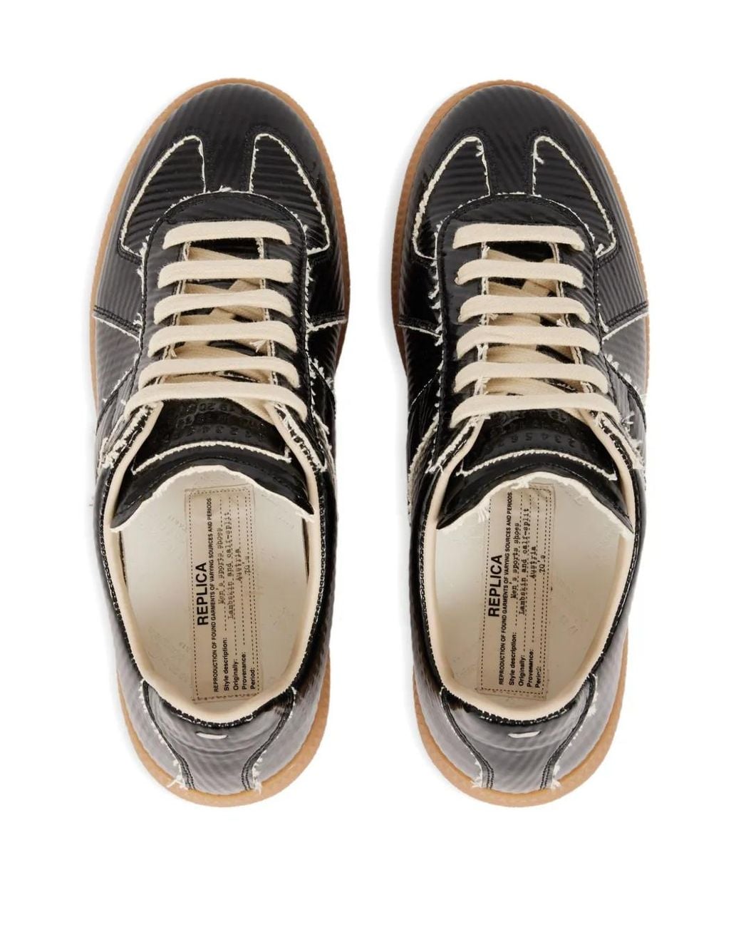Maison Margiela Black Replica Sneakers