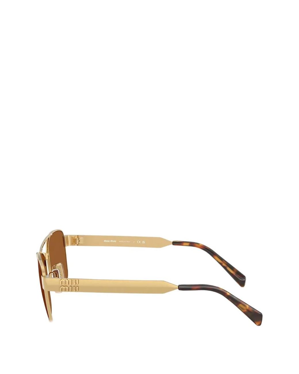 Miu Miu Multicolor Lunettes De Soleil À Monture Rectangulaire