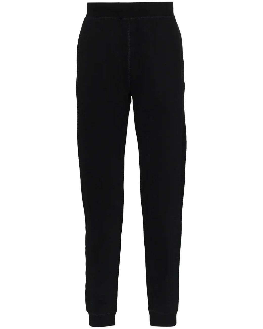 Sunspel Katoenen Joggingbroek in het Black voor heren