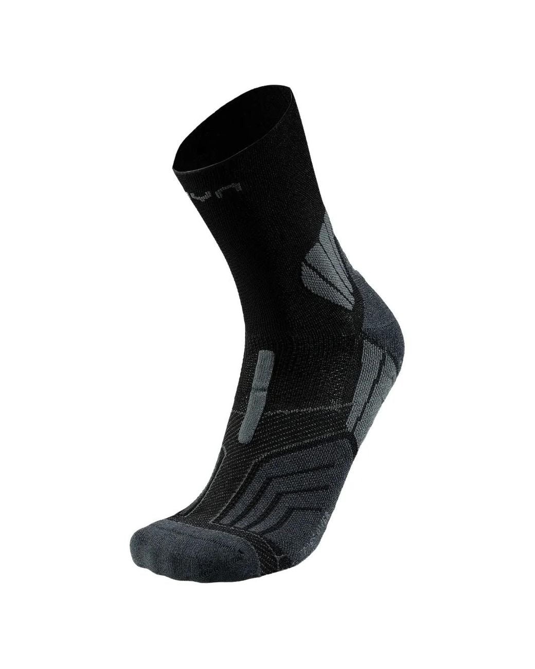 Uyn Black Patterned Socks for men
