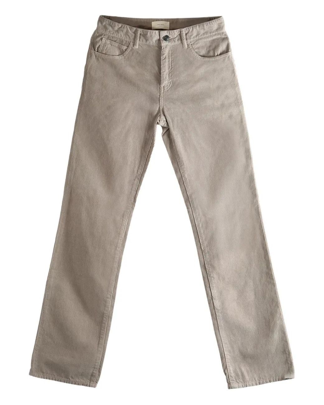 The Row Gray Carlyl Trousers