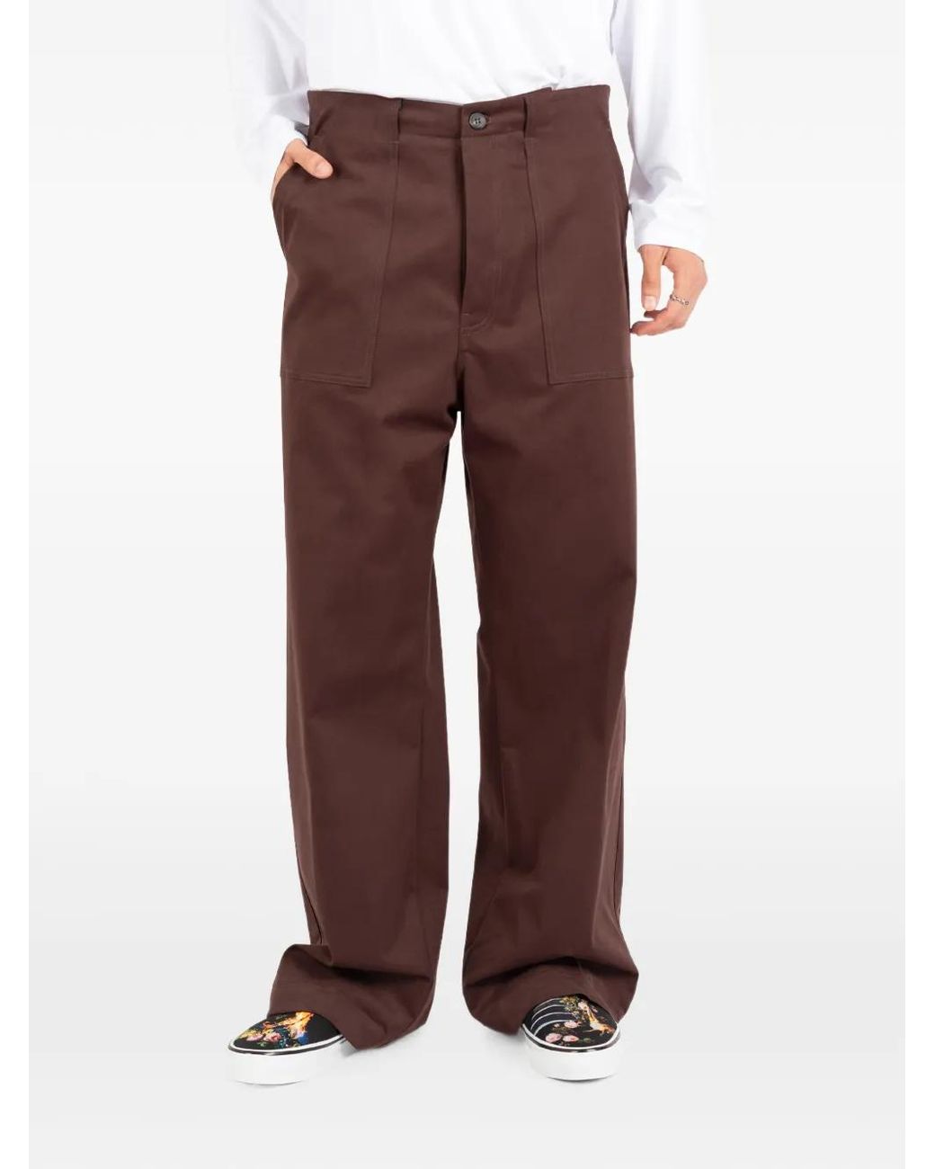 Societe Anonyme Brown Pantalon Supercargo for men