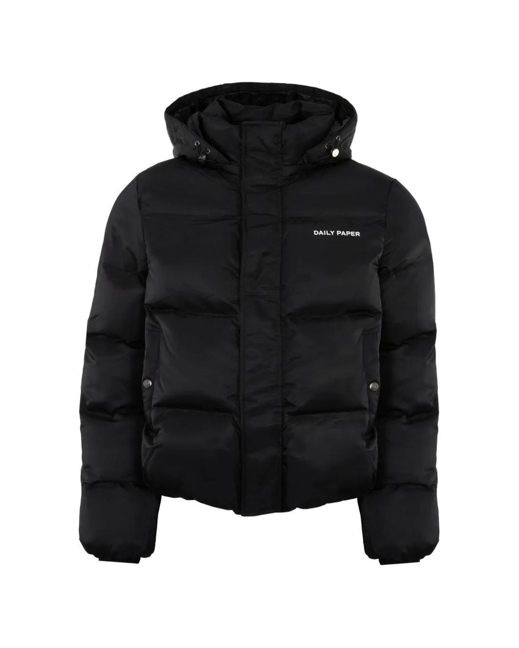 Daily Paper Black Epuffa Padded Jacket for men