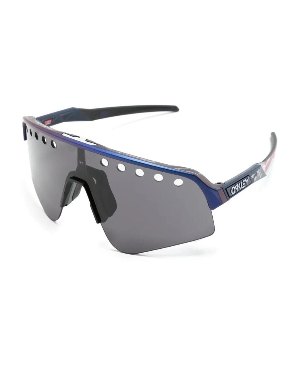Oakley Gray Sutro Lite Sweep Shield-Frame Sunglasses
