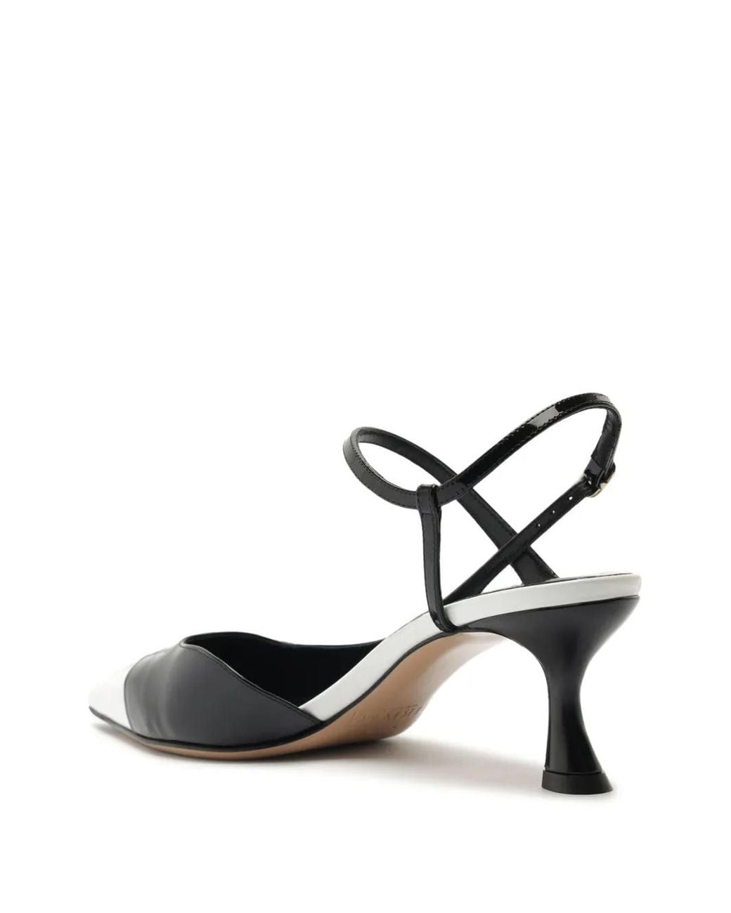 Alexandre Birman Black Tita Wrap Cap-Toe Pumps