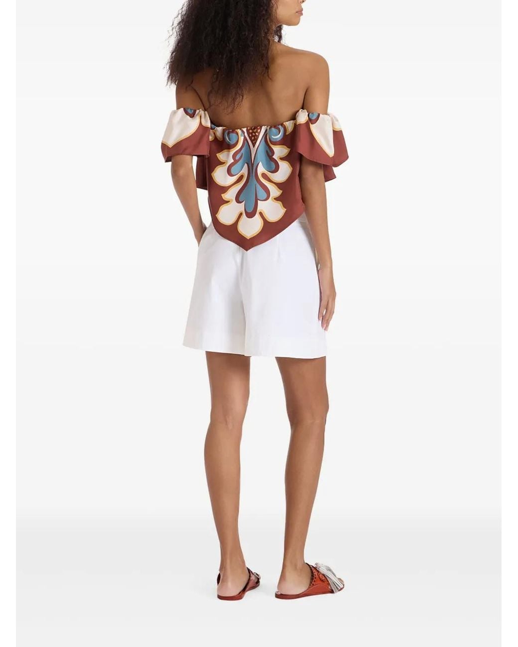 LaDoubleJ White Cotton Shorts