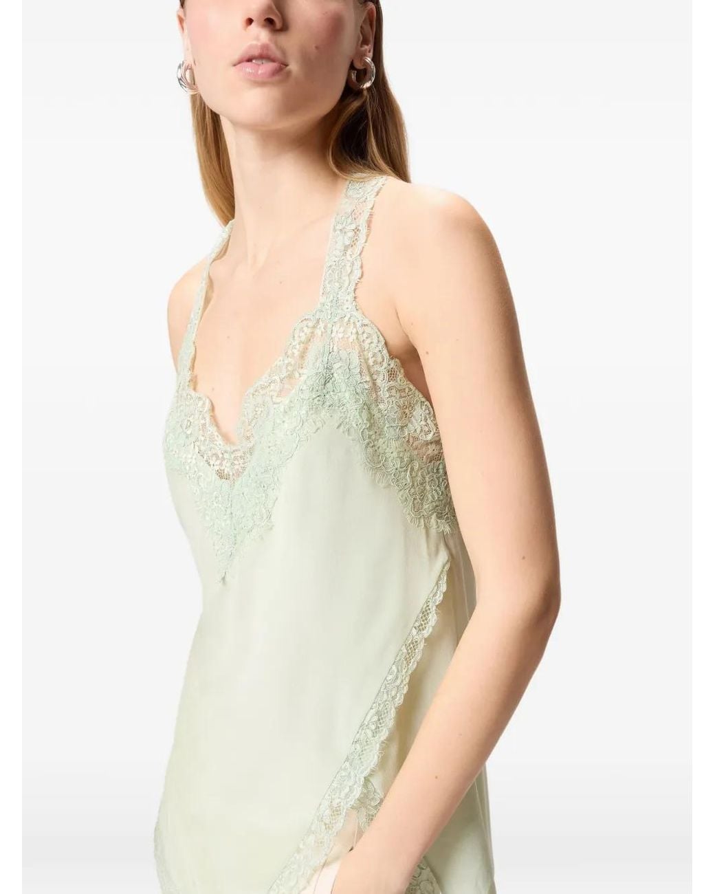 Pinko Green Top Seta