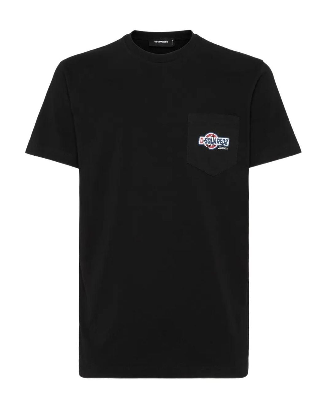 DSquared² Black Short-Sleeved T-Shirt for men