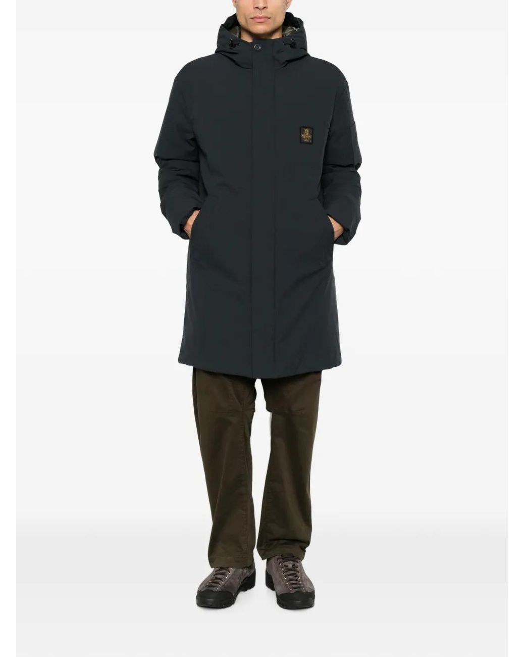 Refrigiwear Black Veste À Patch Logo for men