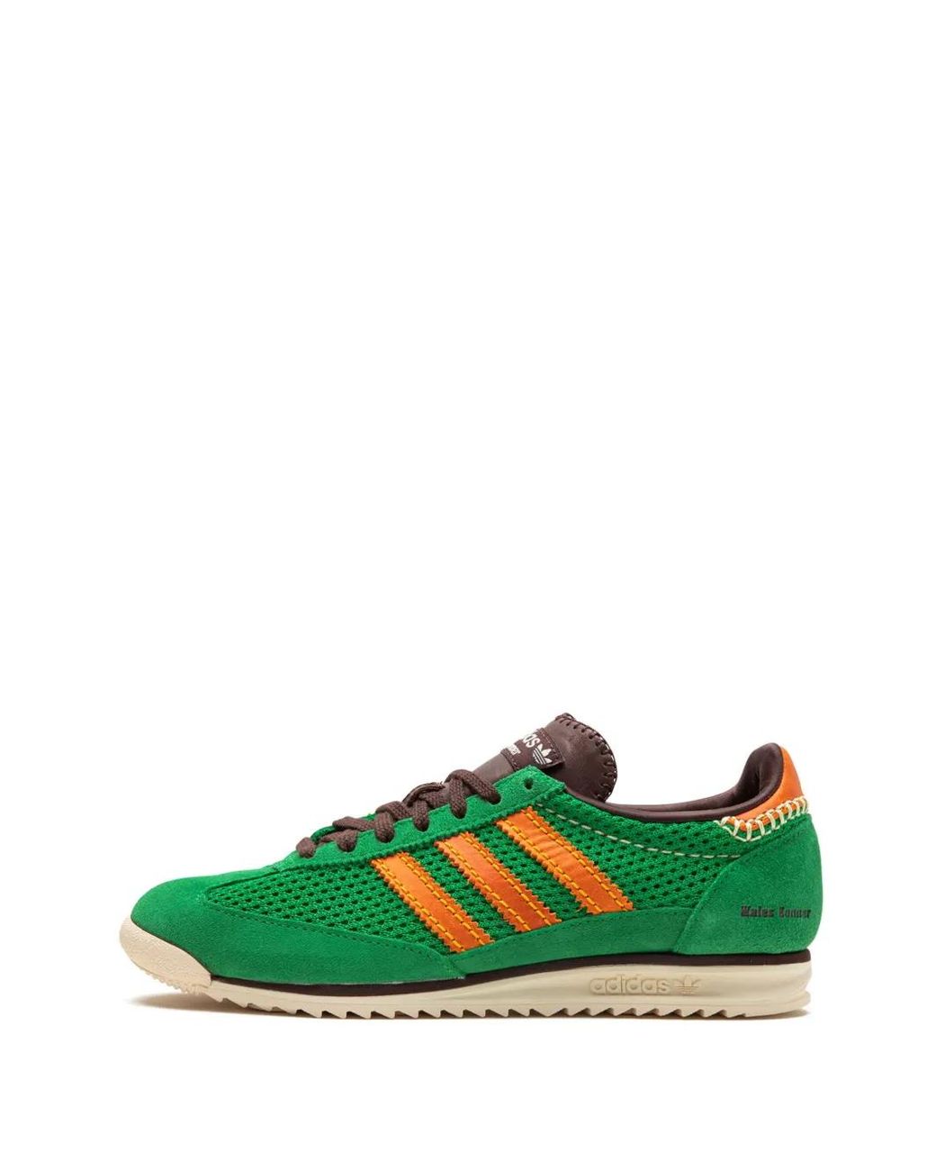 Adidas Green X Wales Bonner Sl72 Suede Sneakers