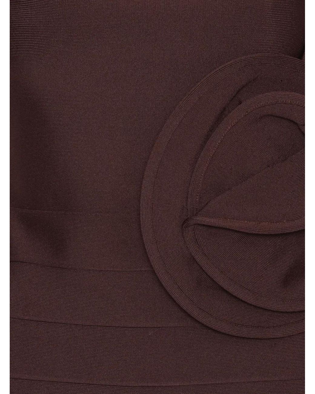 ROTATE BIRGER CHRISTENSEN Purple Rose Cap-Sleeve Mini Dress Dark