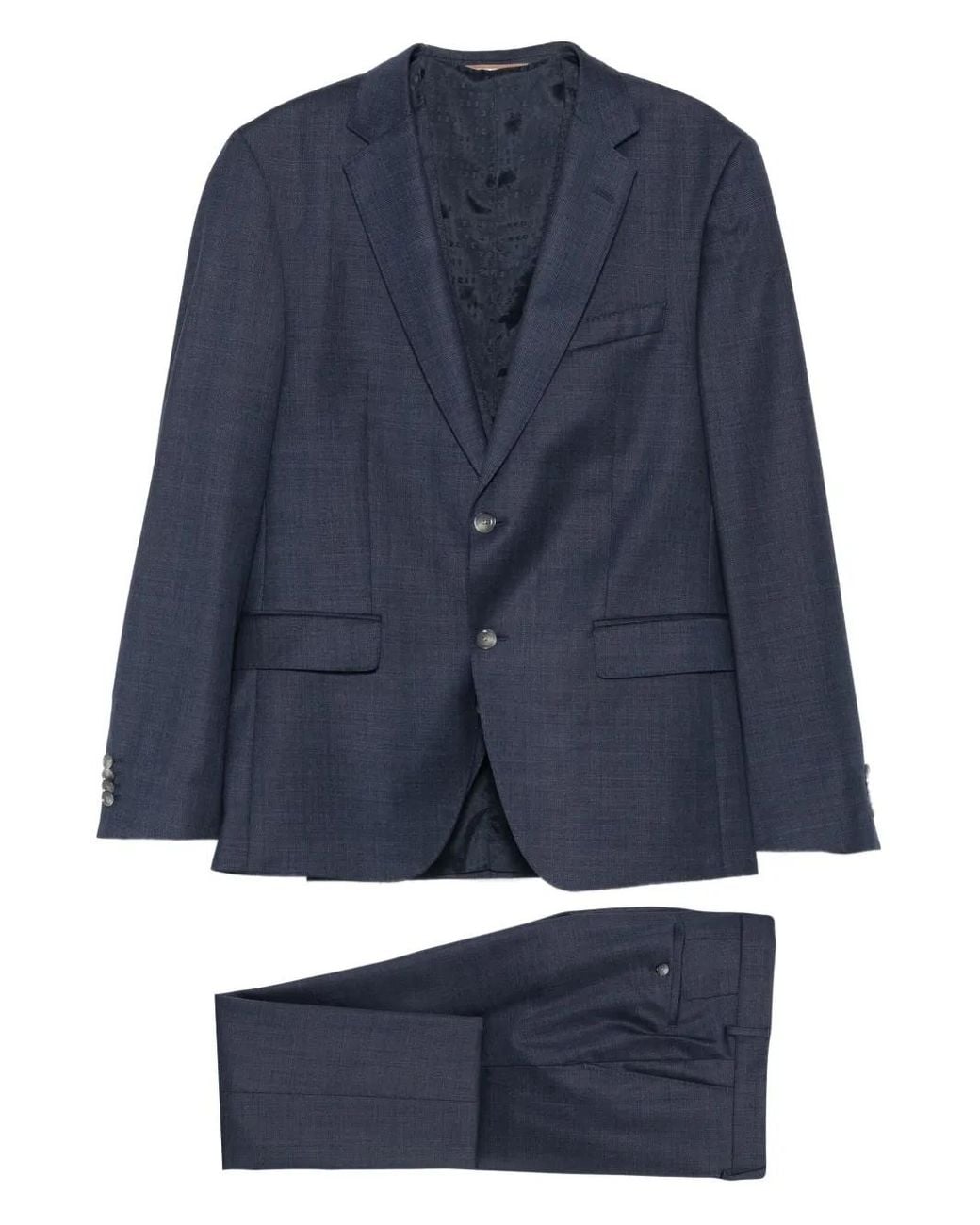 Traje Con Botones Boss de hombre de color Blue