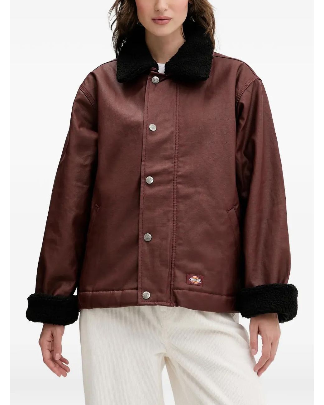 Dickies Decherd Waxed Jacket in Brown | Lyst UK