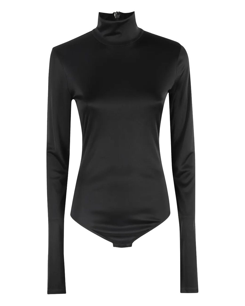 ANDAMANE Black Long-Sleeve Turtleneck Top