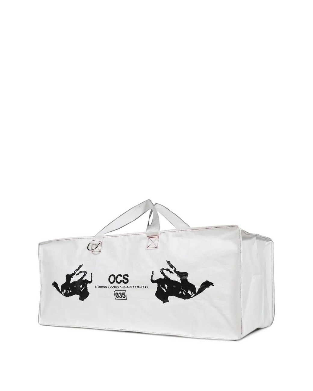 John Doe White Logo-Print Backpack for men