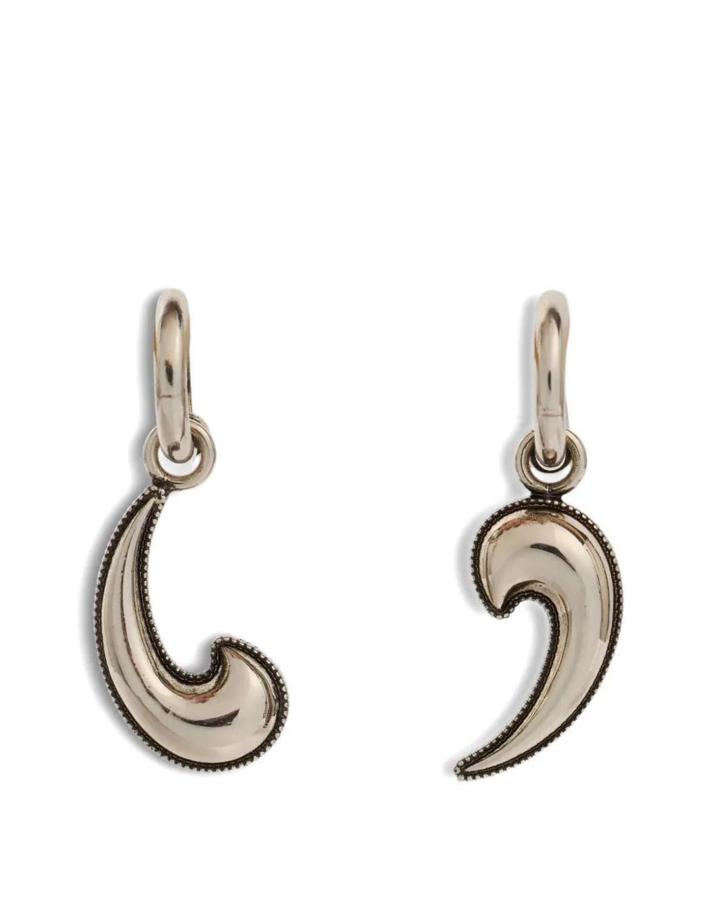 Etro Metallic Paisley Earrings