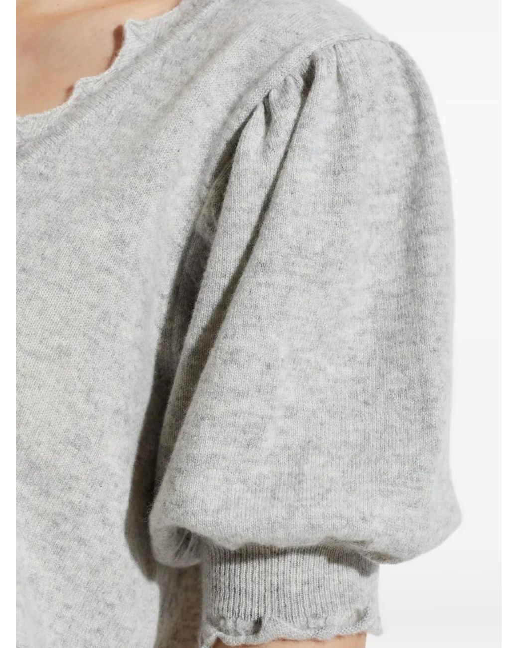 Ulla Johnson White Polline Ruffled-Sleeve T-Shirt