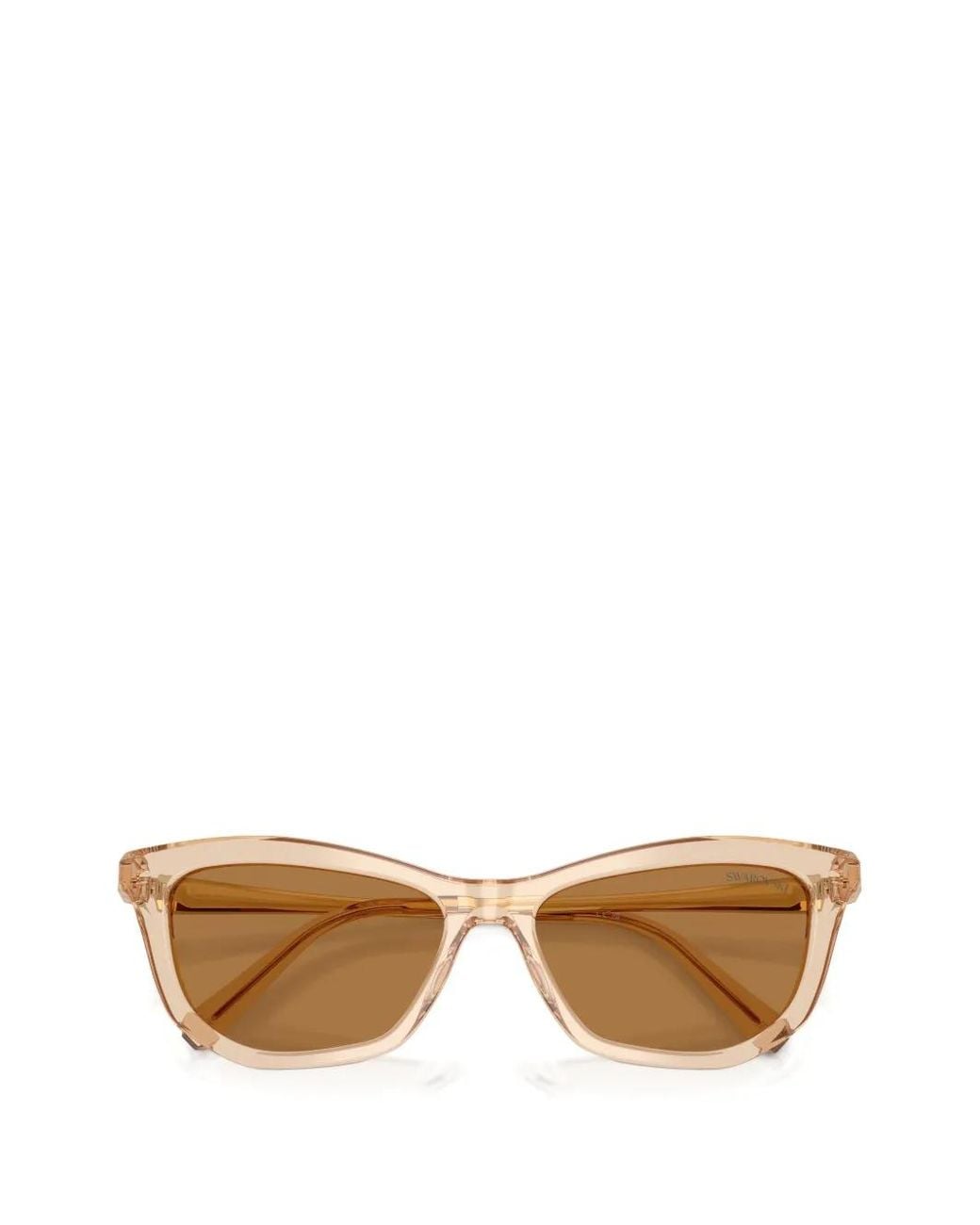 Swarovski Natural Cat-Eye Frame Sunglasses