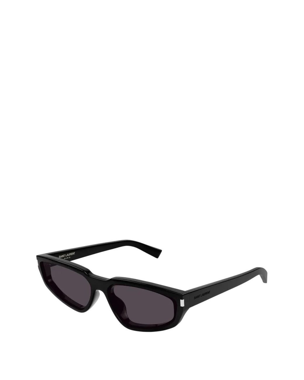 Saint Laurent Gray Nova Geometric-Frame Sunglasses