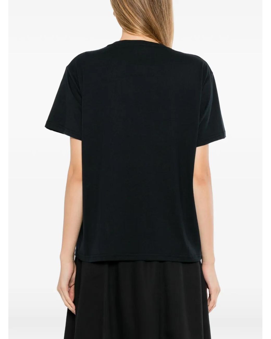 SPORT b. by agnès b. Black Graphic-Print T-Shirt