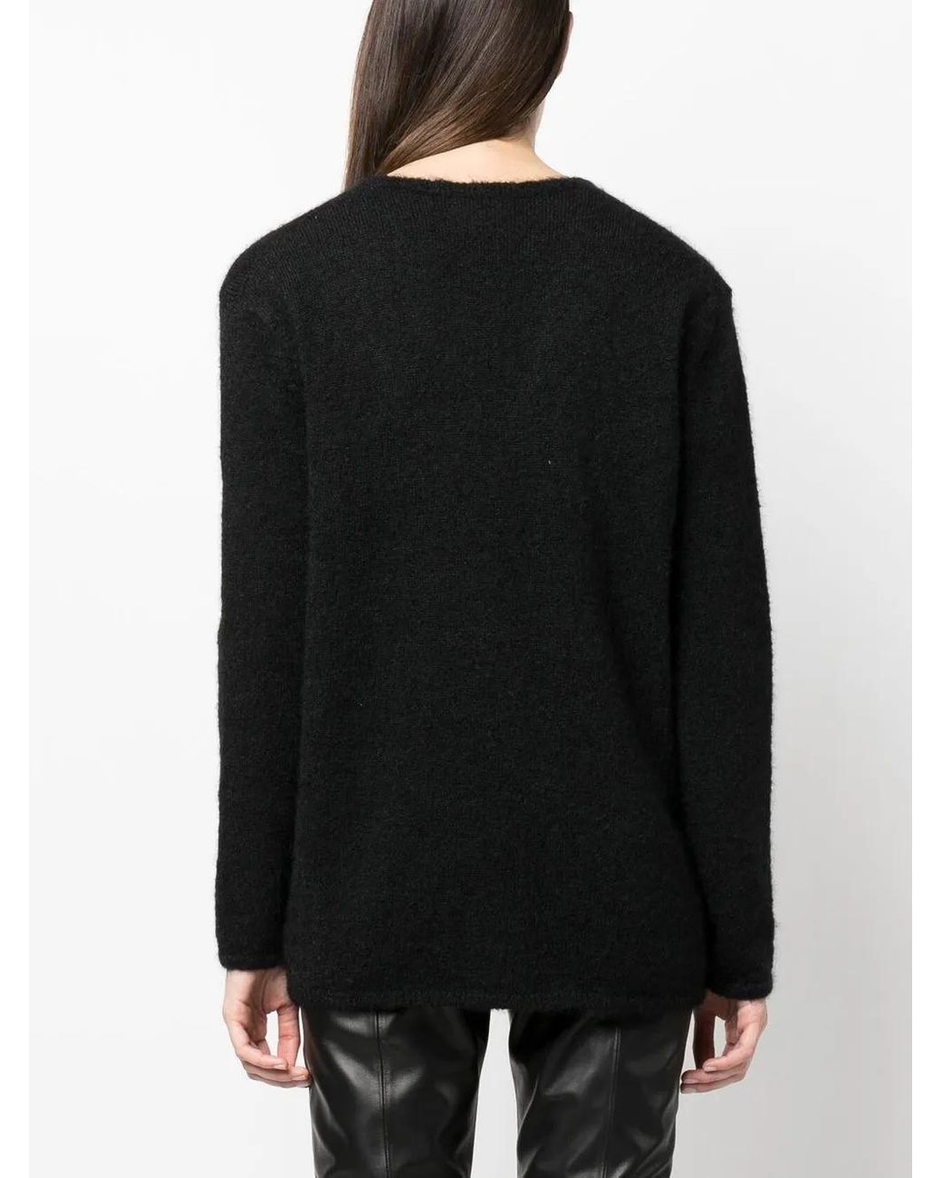 Tom Ford Black V-Neck Knitted Jumper