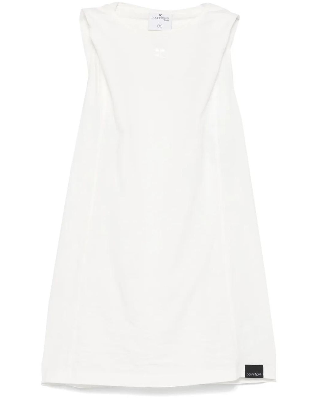 Courreges White Relaxed Fit Top
