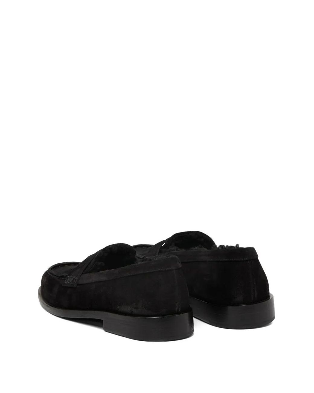 Marsèll Black Leather Loafers