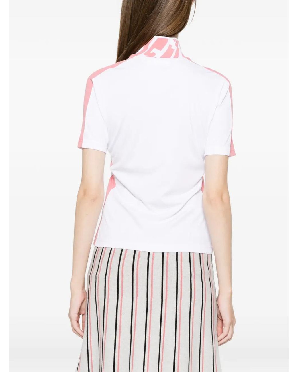 J.Lindeberg White Short-Sleeve Polo Shirt