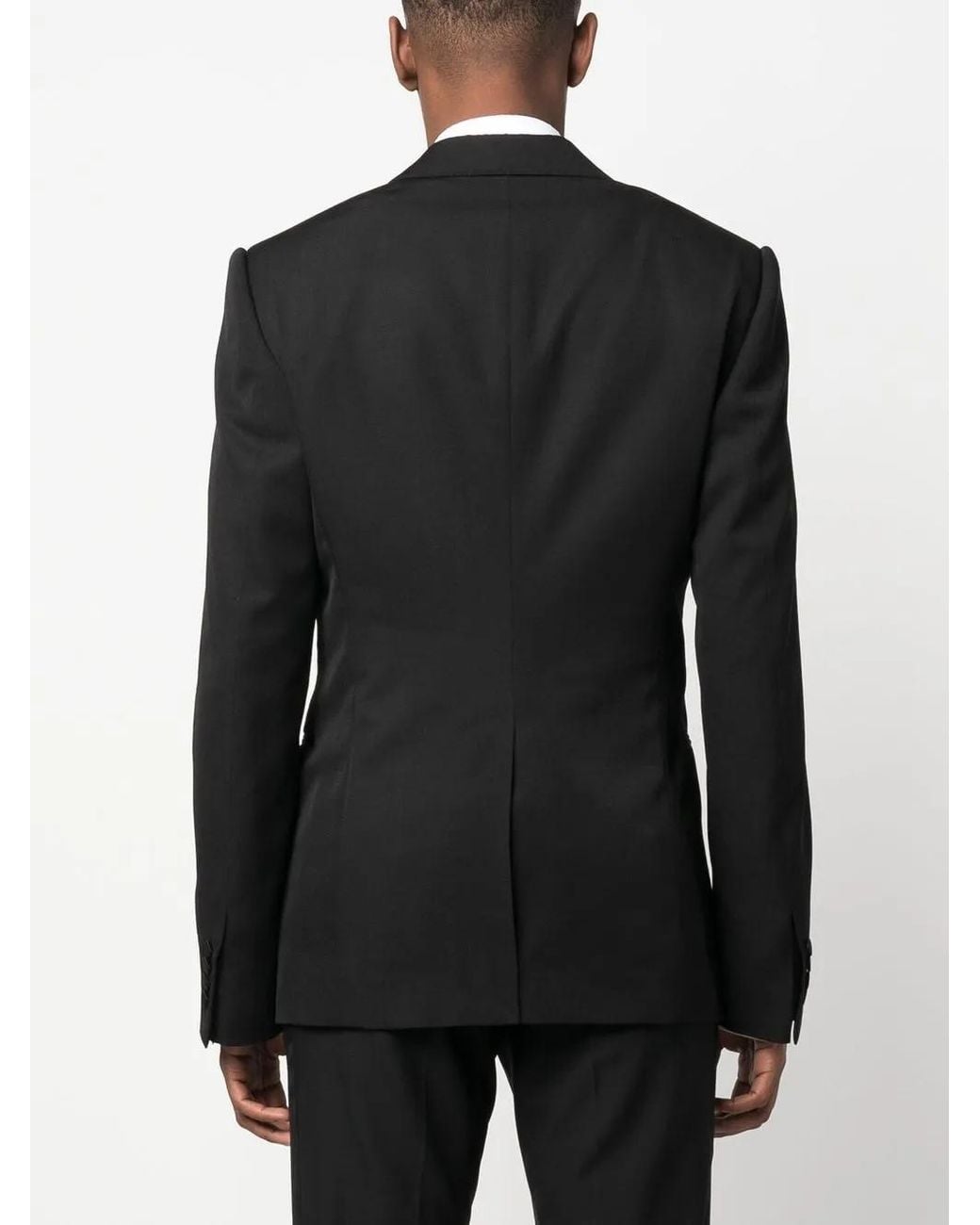 McQueen Black Tailored Single Breasted Jacket for men