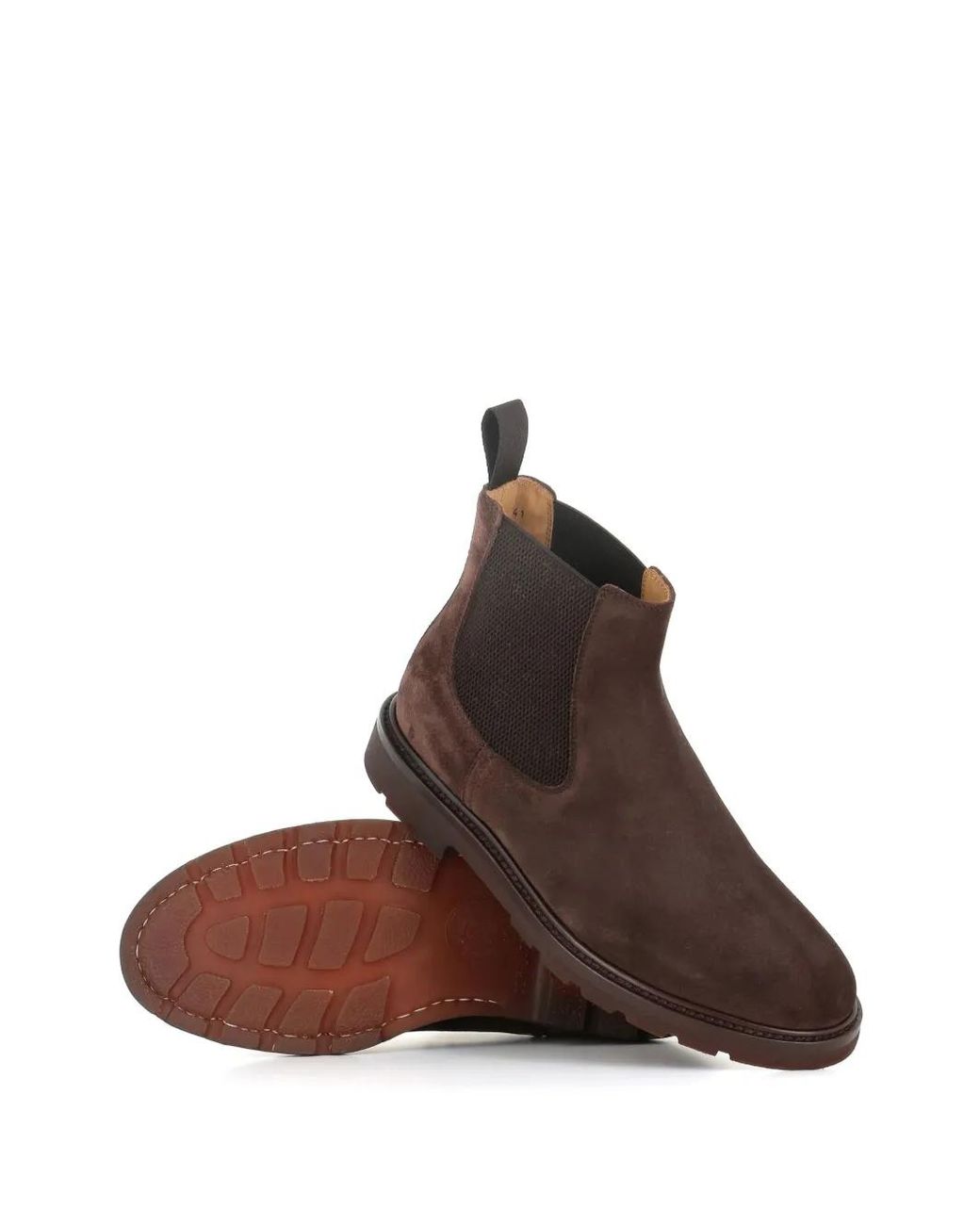 Henderson Brown Suede Ankle Boots for men