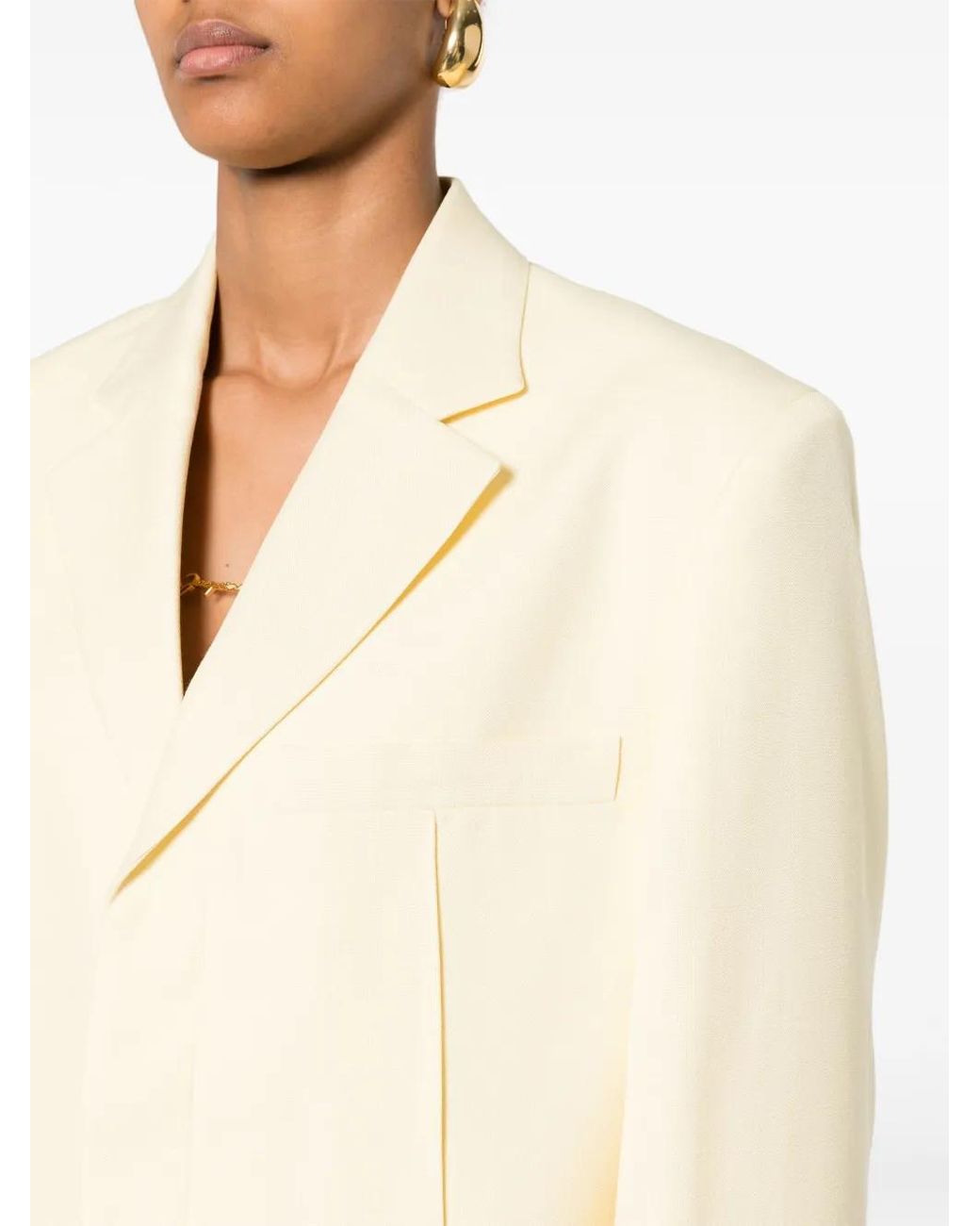 Giacca boxy di Jacquemus in Natural