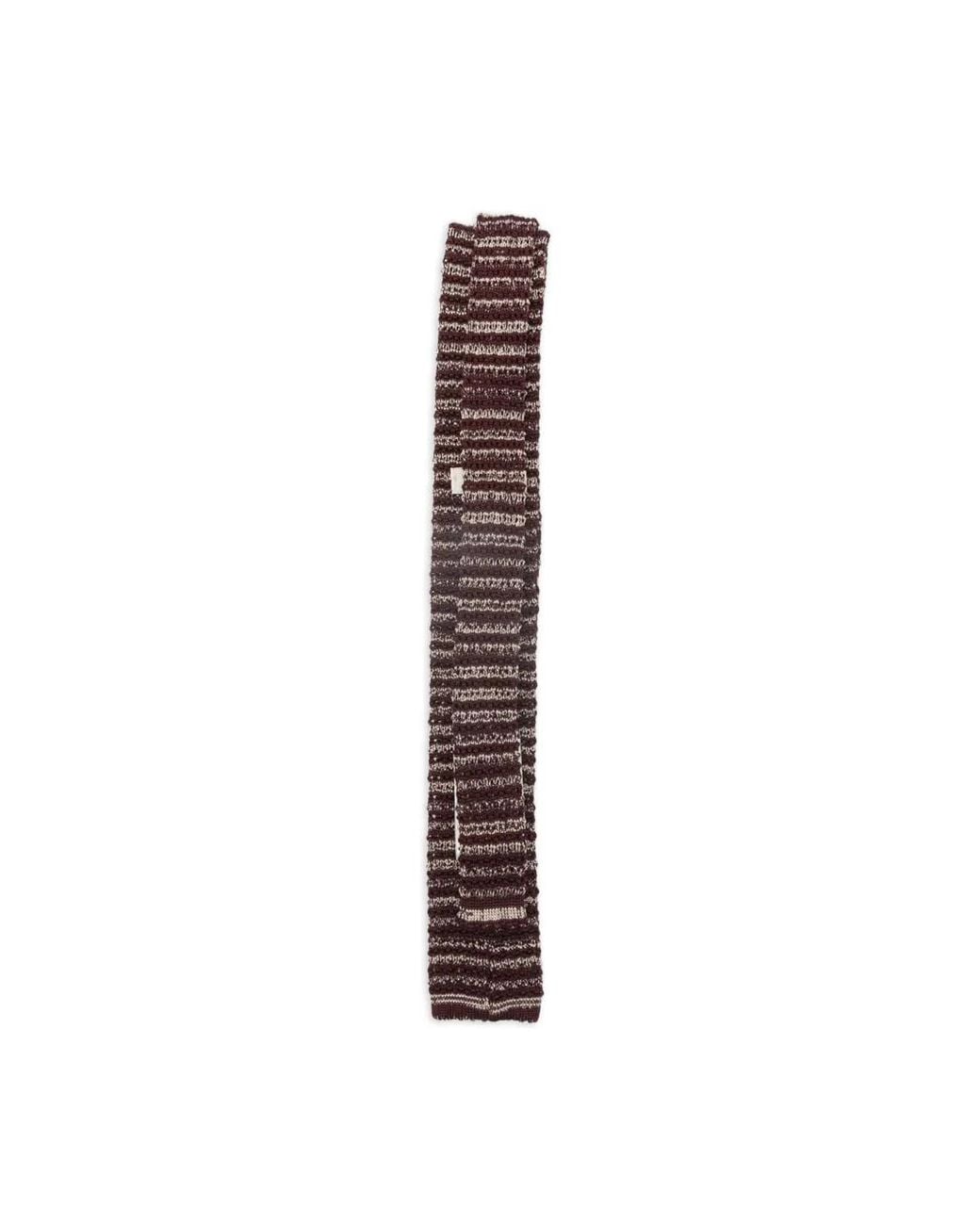 Alysi Purple Striped Tie