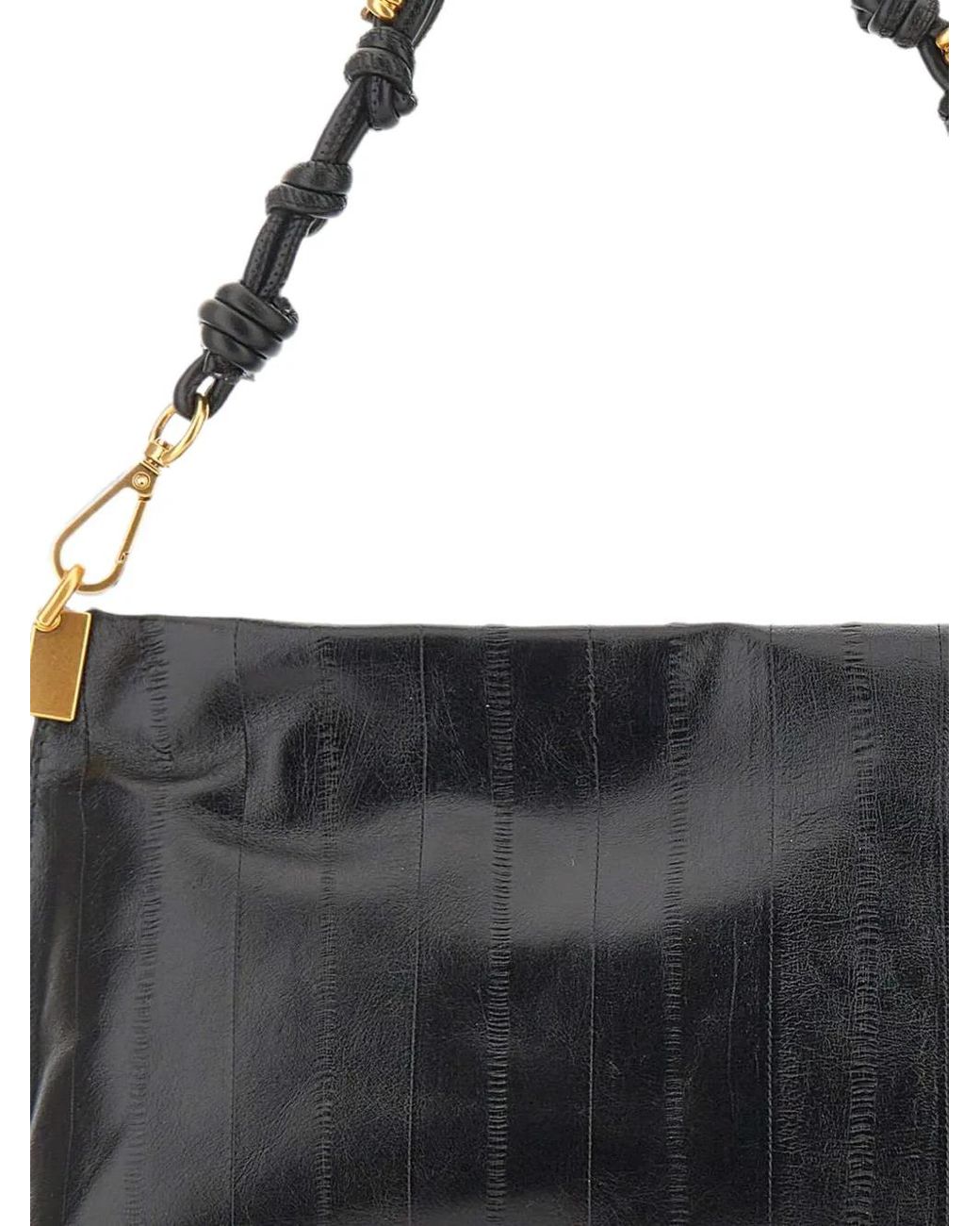 Gianni Chiarini Black Fanny Leather Shoulder Bag
