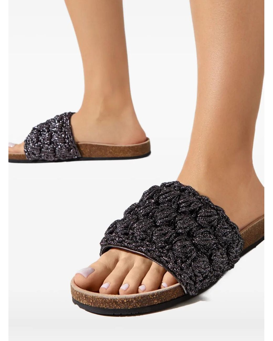 J.W. Anderson Gray Woven Sandals