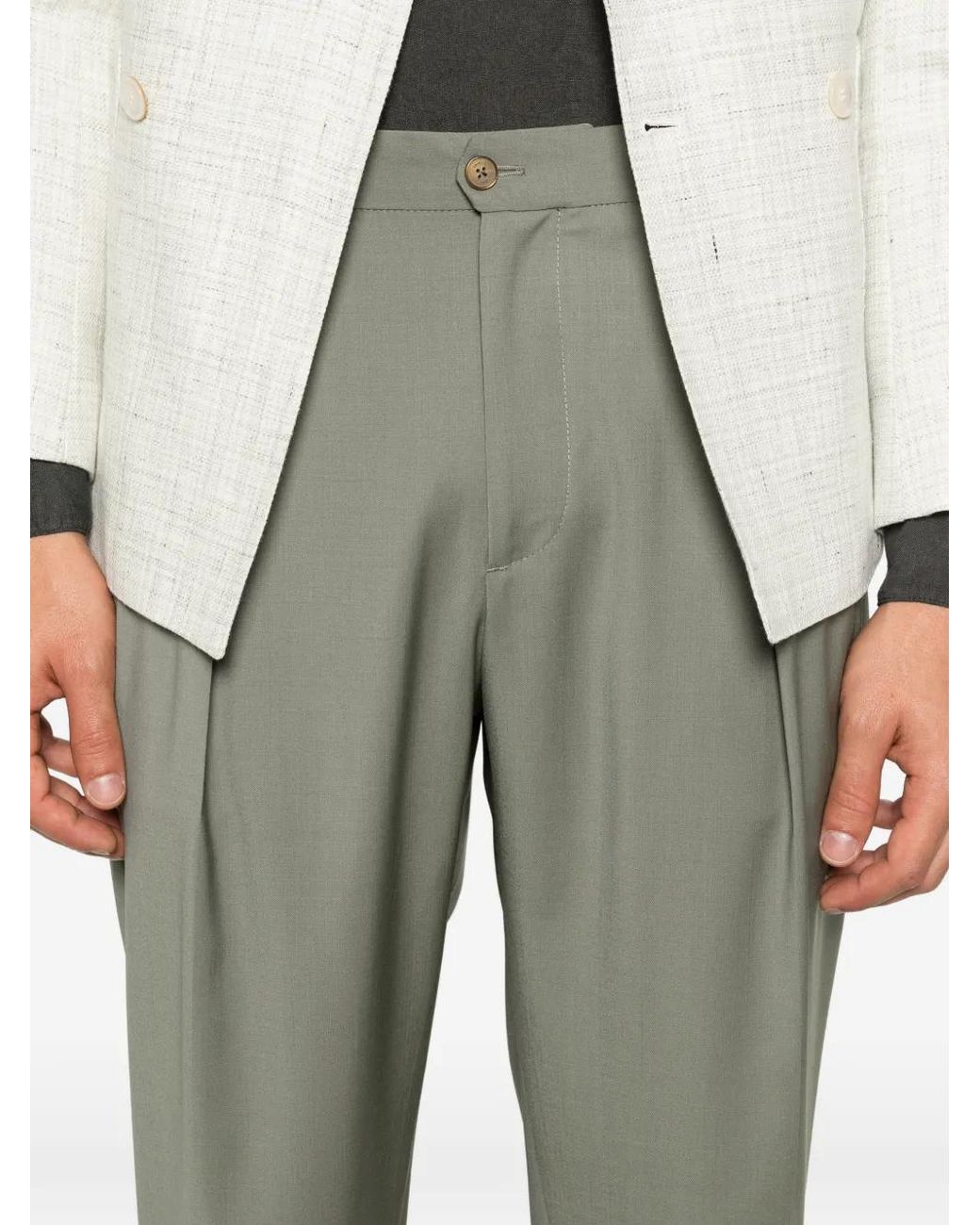 Briglia 1949 Green Portobello Trousers for men