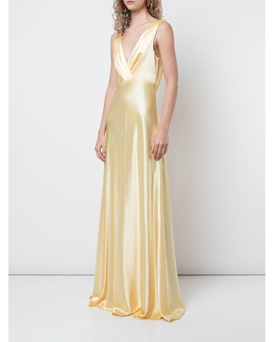 JILL Jill Stuart Natasha Gown in Yellow Lyst UK
