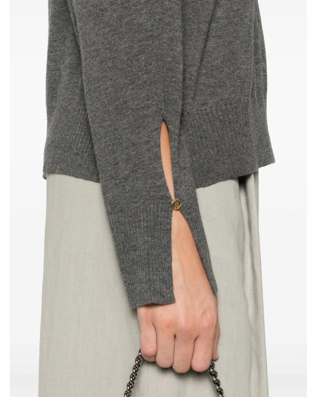 Stella McCartney Gray Virgin Wool Sweater