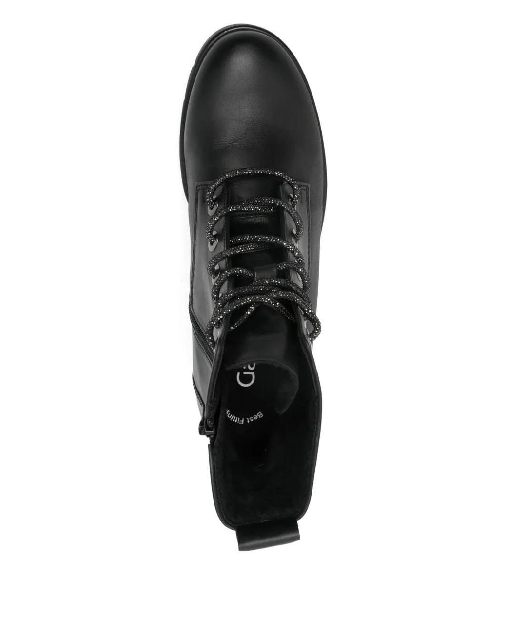 Botines con cordones Gabor de color Black