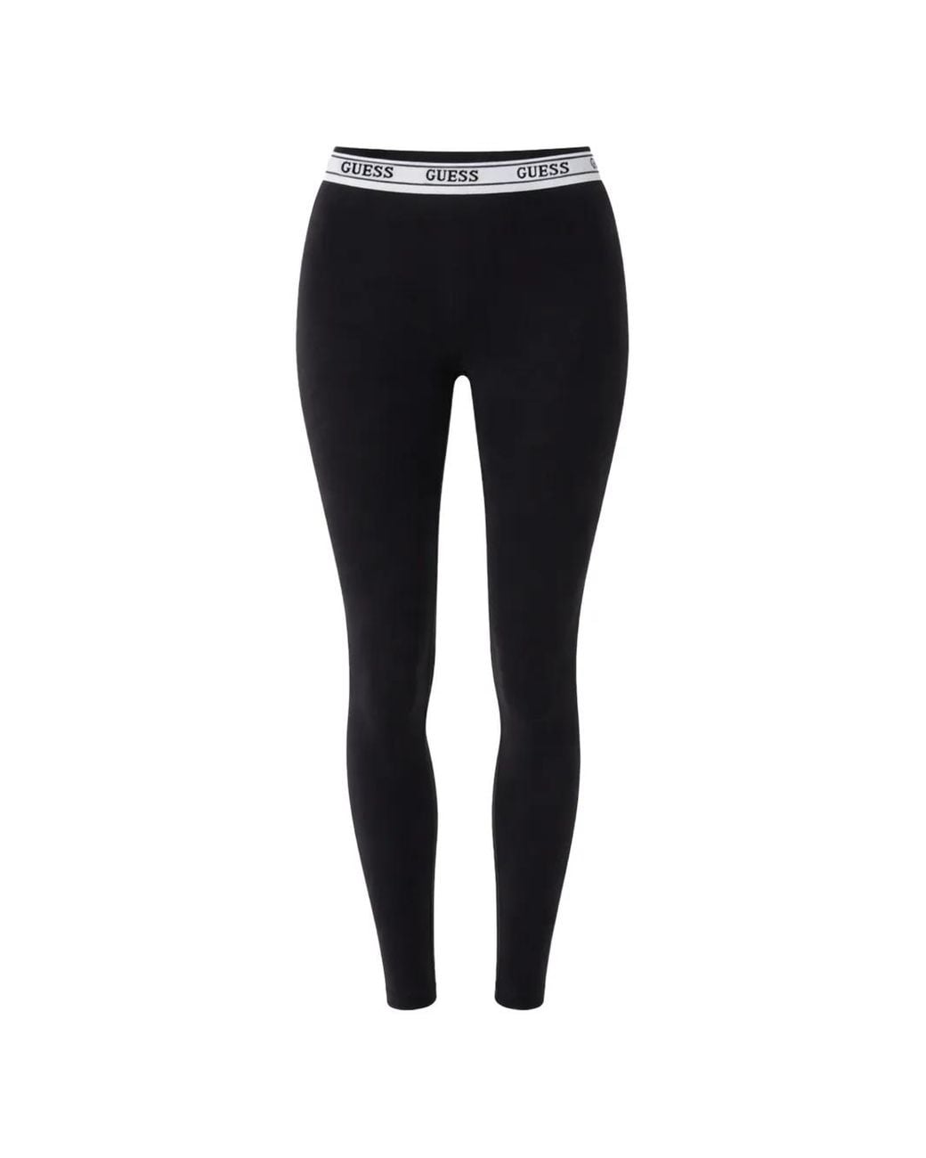 Guess Blue Legging Aline À Logo À La Taille
