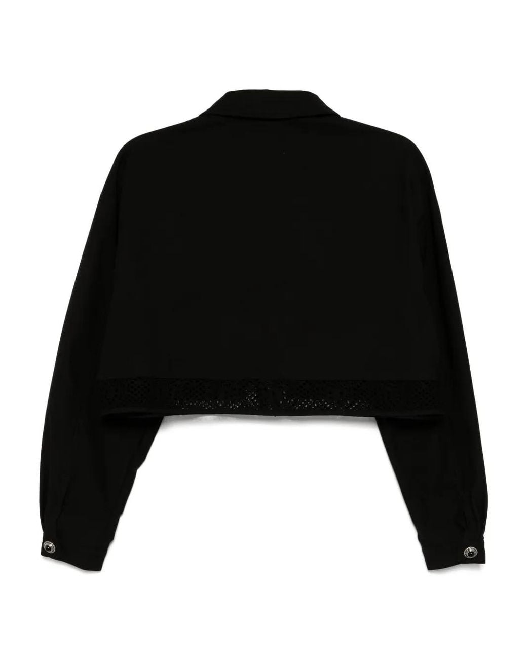 Musium Div. Black Logo Cropped Jacket