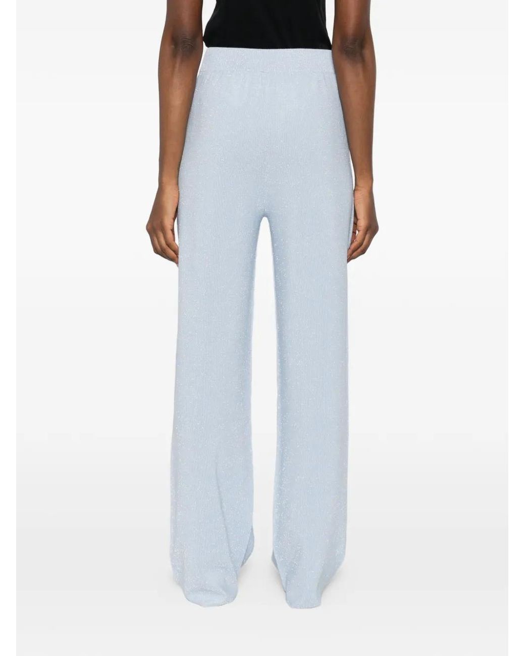 Fabiana Filippi Blue Wide-Leg Trousers
