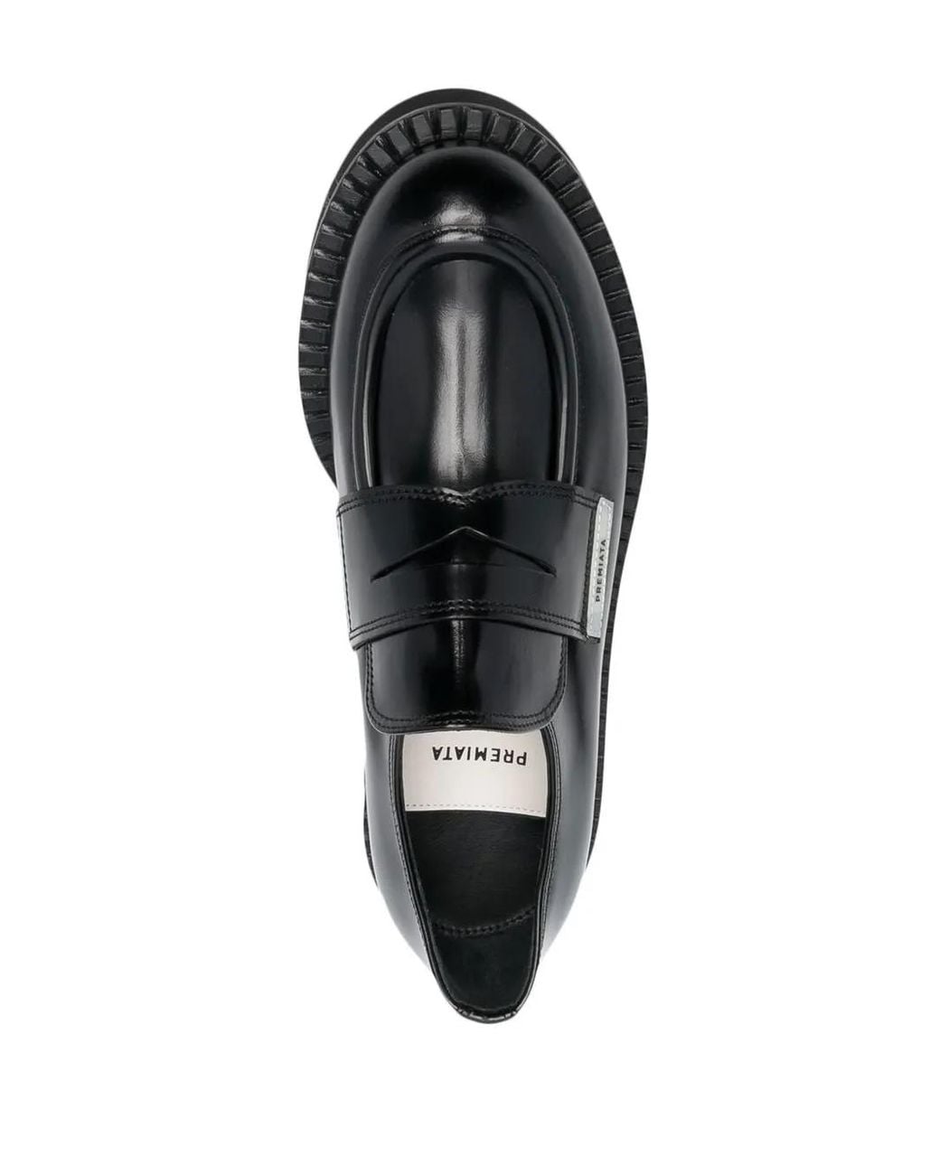 Premiata Black Loafer Mit Dicker Sohle