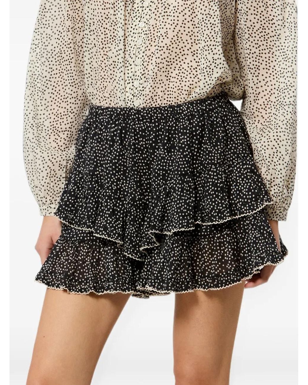 Isabel Marant Black Jocadia Shorts