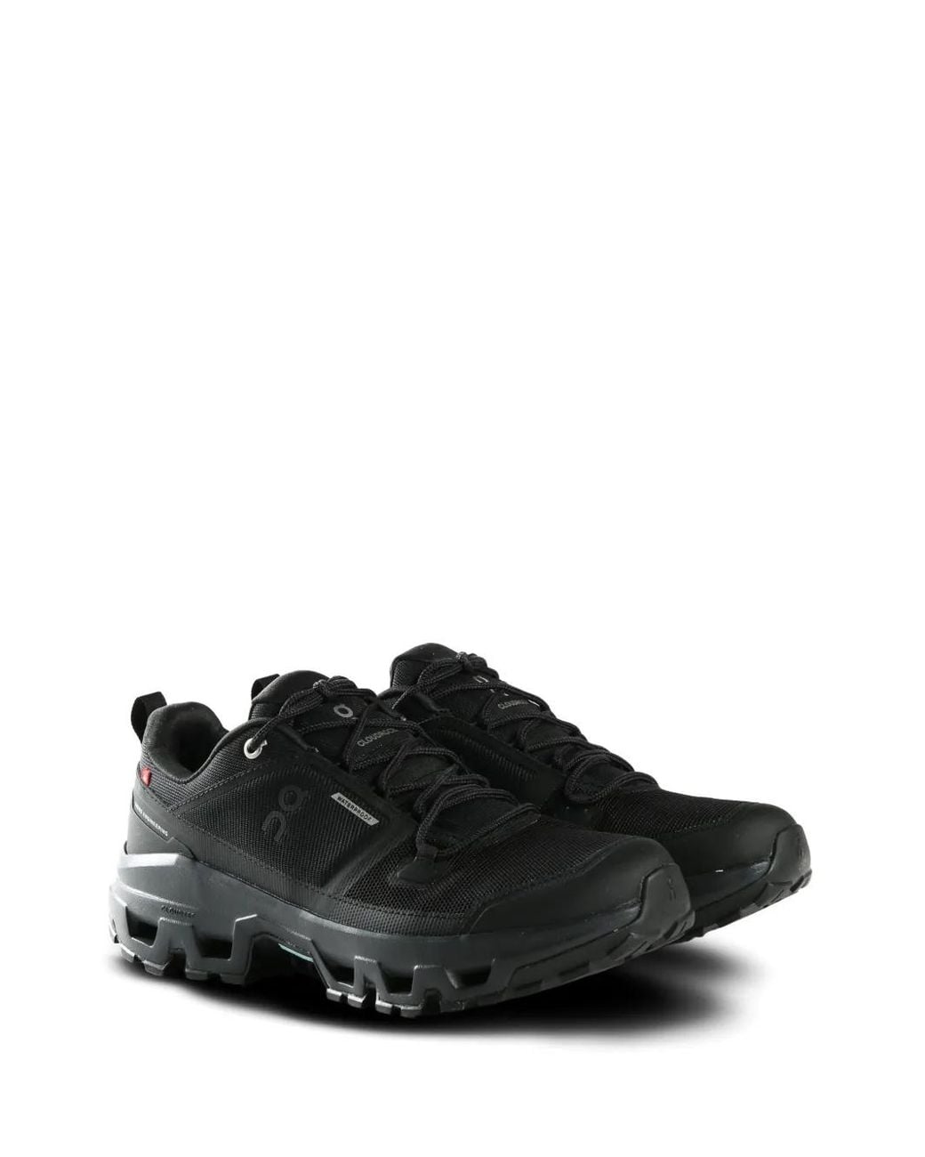 On Shoes Black Cloudrock Waterproof Sneakers for men