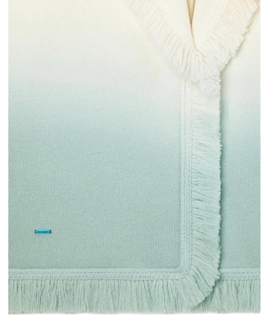 Alanui Green Shades Of Shore Fringed Cardi-Coat