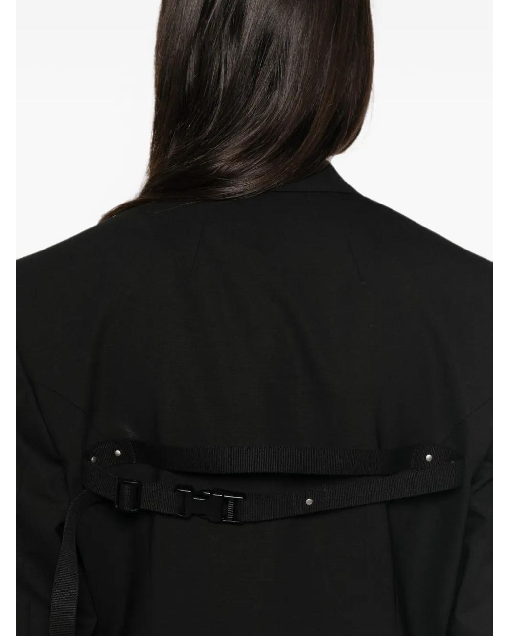 Rick Owens Cropped Jack in het Black