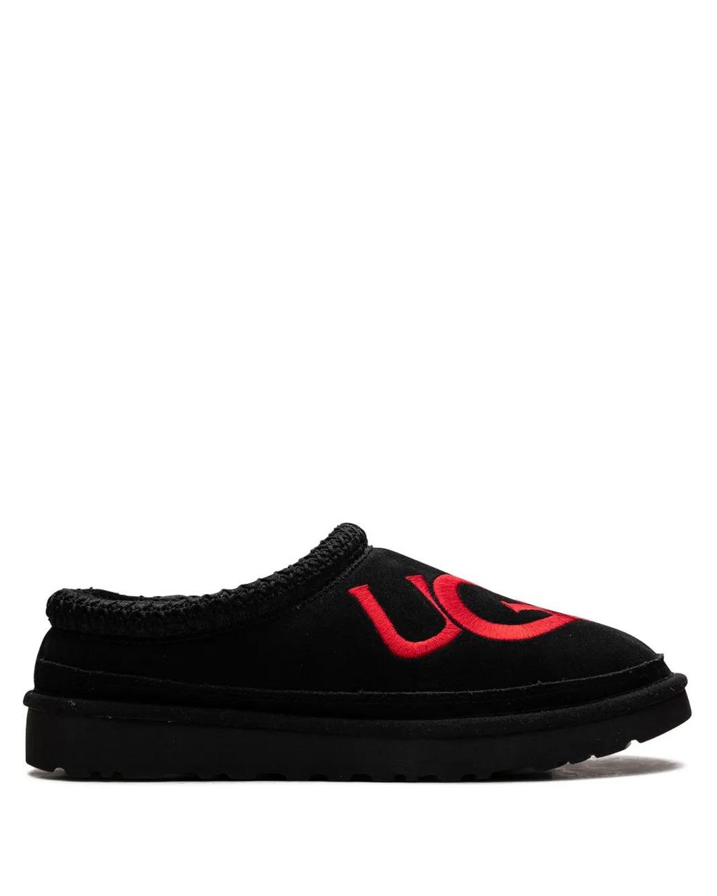 Ugg Tasman Logo /Samba" Slipper in Black für Herren