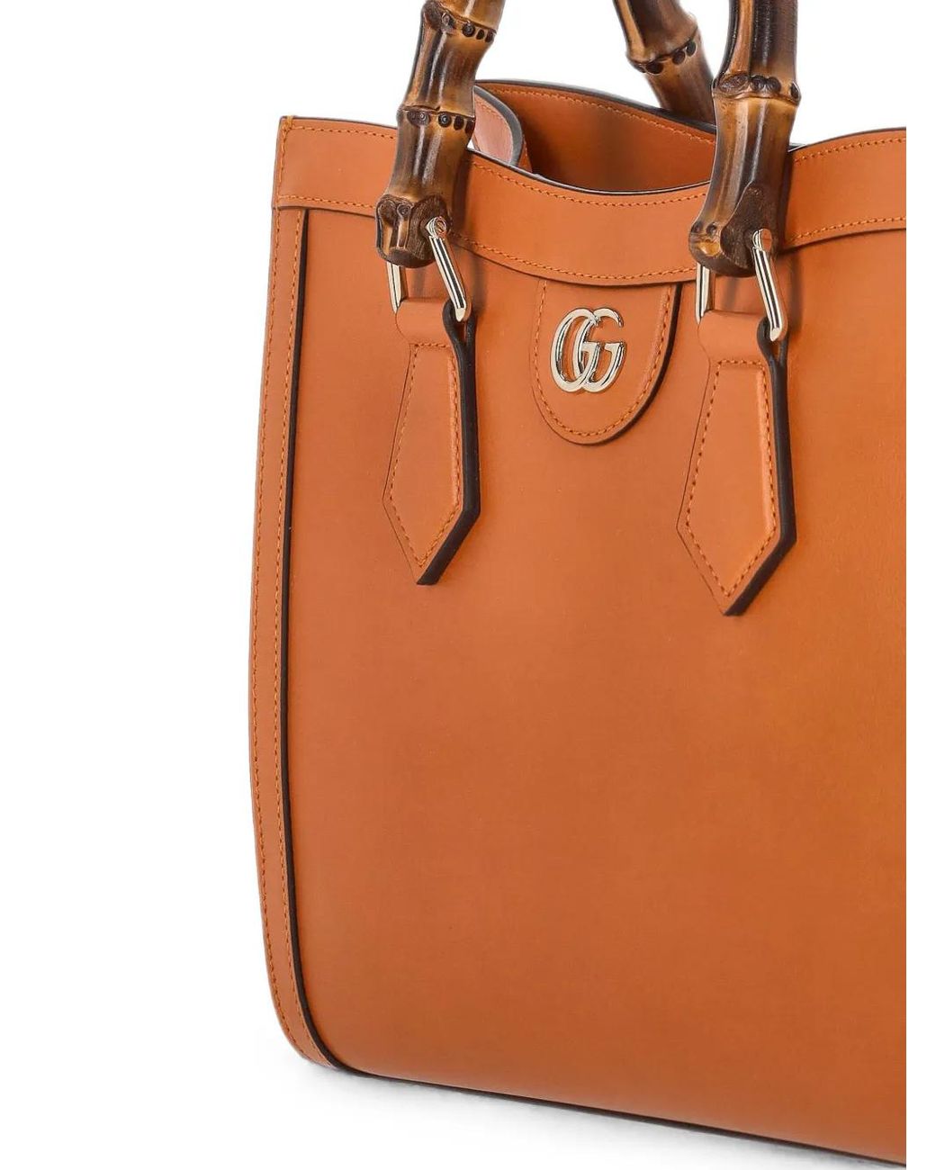 Gucci Orange Diana Tote Bag